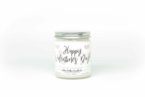 Happy Valentines Day Candle - Happy Valentine's Day Scented Candle -