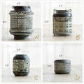Metal Lantern Candle Holder